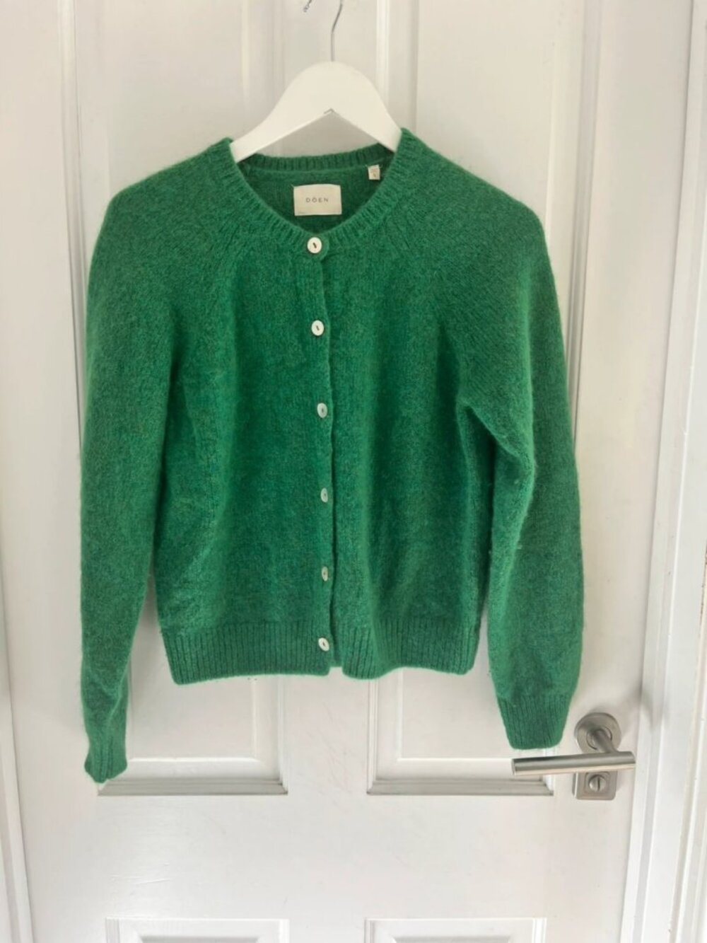 DOEN Petra Emerald Green Alpaca Cardigan Size S